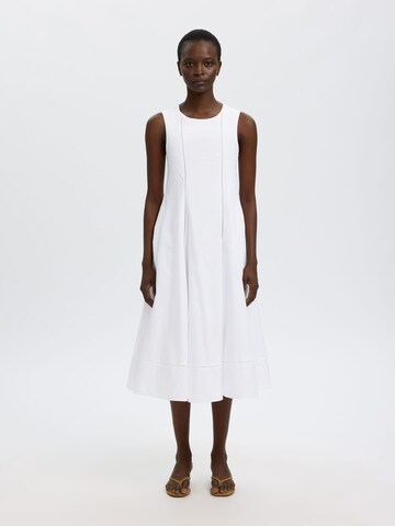 Robe SELECTED en blanc : devant