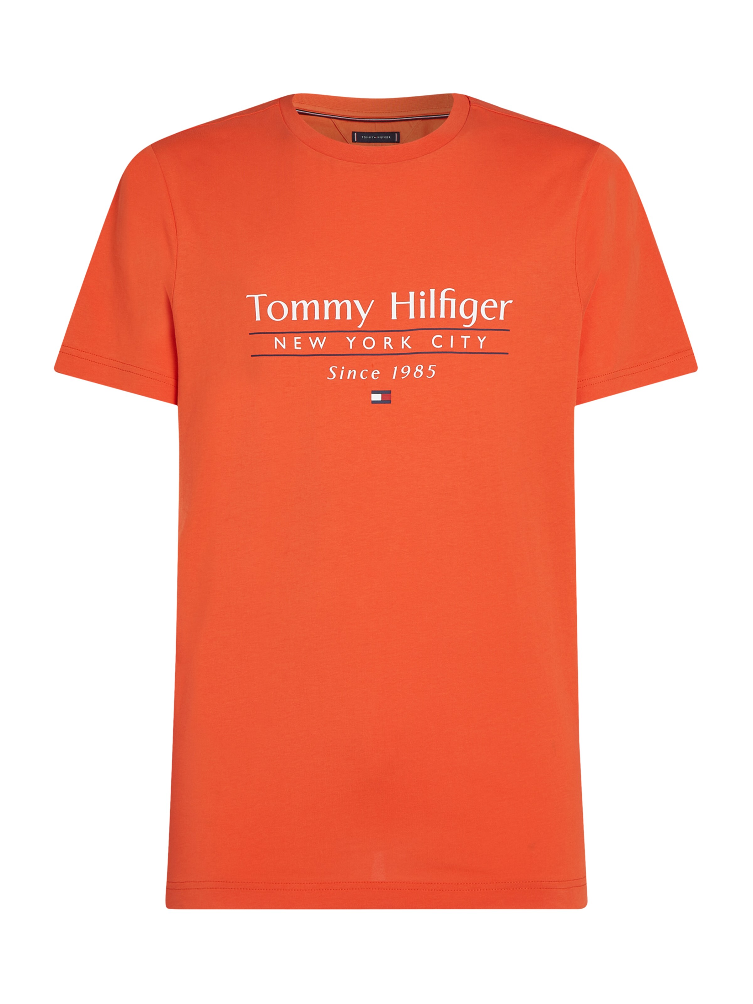 TOMMY HILFIGER Shirt 'CENTER STACK' in Orange: front
