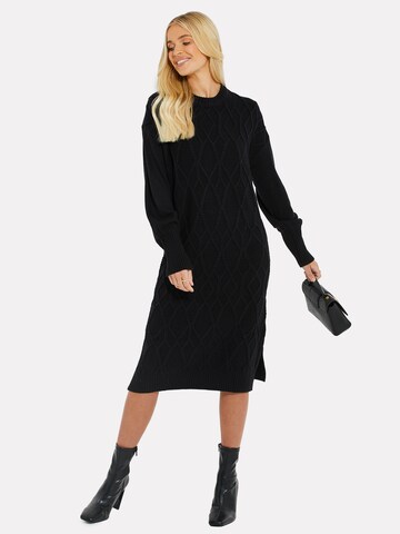 Threadbare Knitted dress 'Harley' in Black