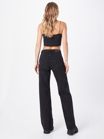 Monki Wide leg Jeans i svart