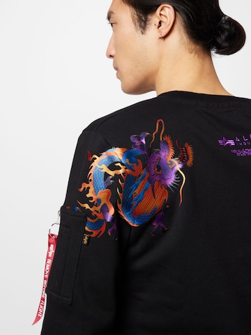 Sweat-shirt 'Dragon' ALPHA INDUSTRIES en noir