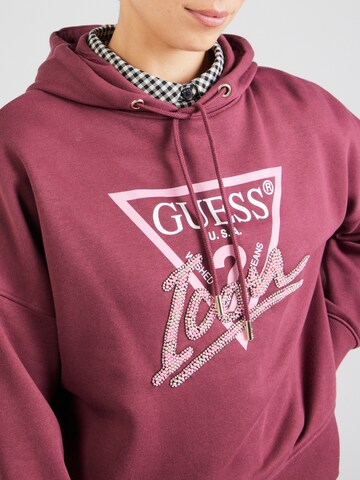 GUESS Sweatshirt in Red
