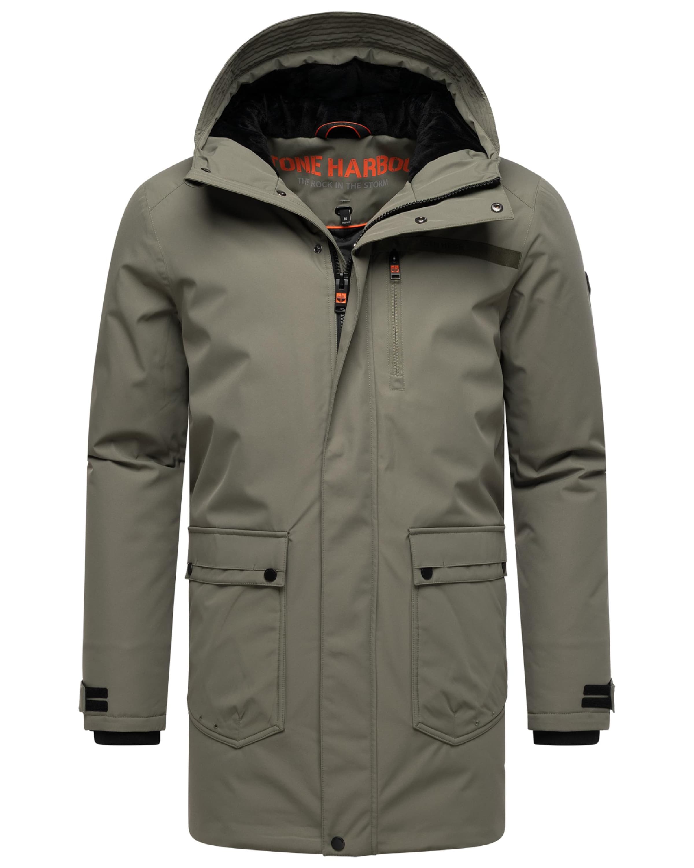 STONE HARBOUR Wintermantel 'Netaan XX' in Grün