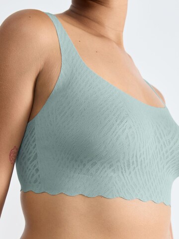 SLOGGI Bustier BH ' ZERO Feel Bliss Top ' in Blauw