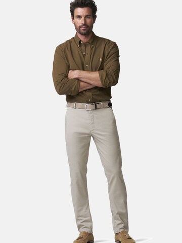 MEYER Regular Chino 'New York' in Grijs