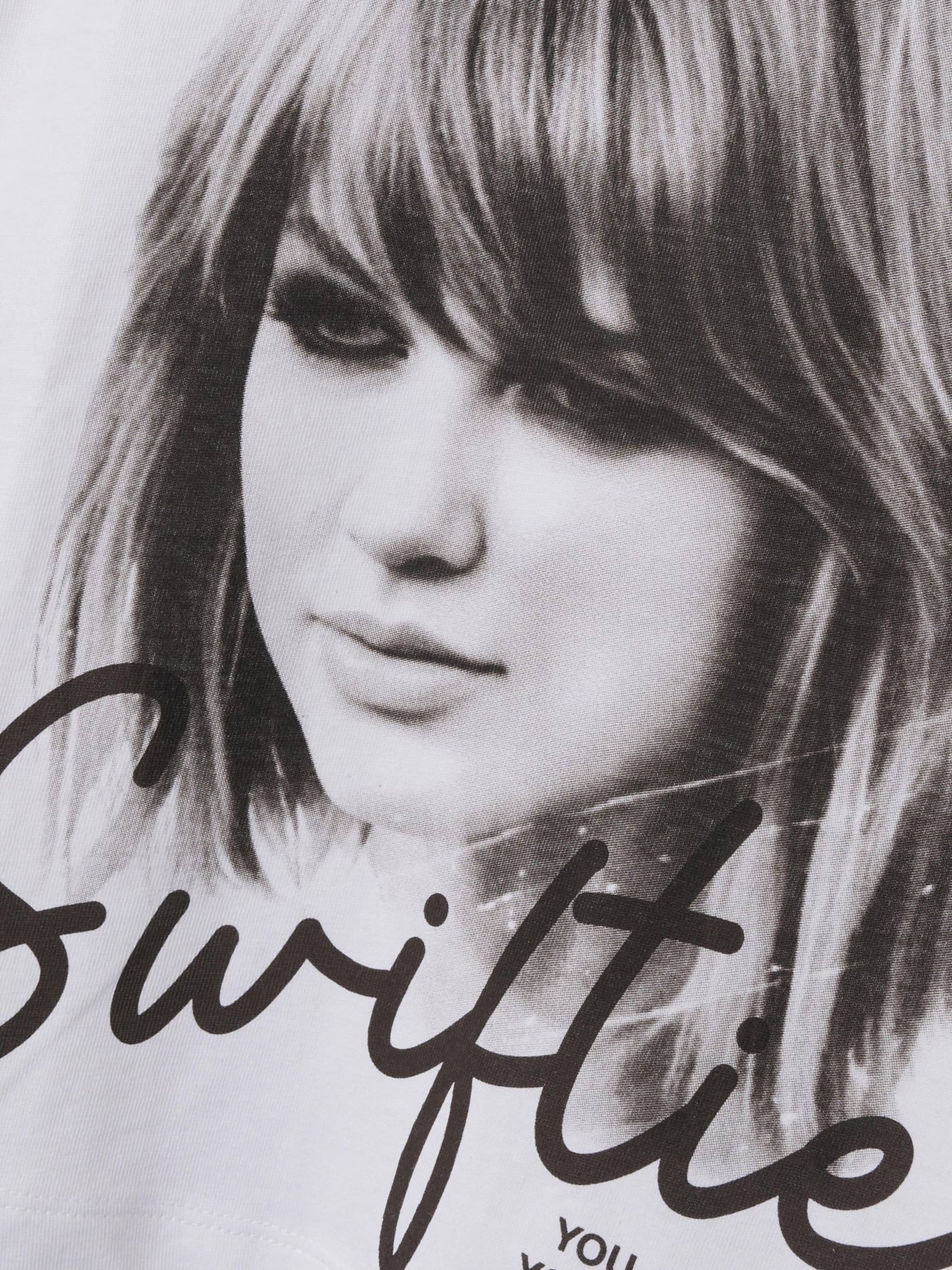 TWO SOON Shirt 'Taylor Swift' in Wit