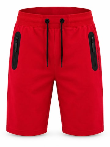 Ombre Sportbroek in Rood: voorkant