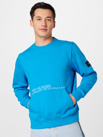 TOMMY HILFIGER Sweatshirt in Blau: predná strana