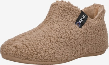 VERBENAS Huisschoenen 'Yoi' in Bruin: voorkant