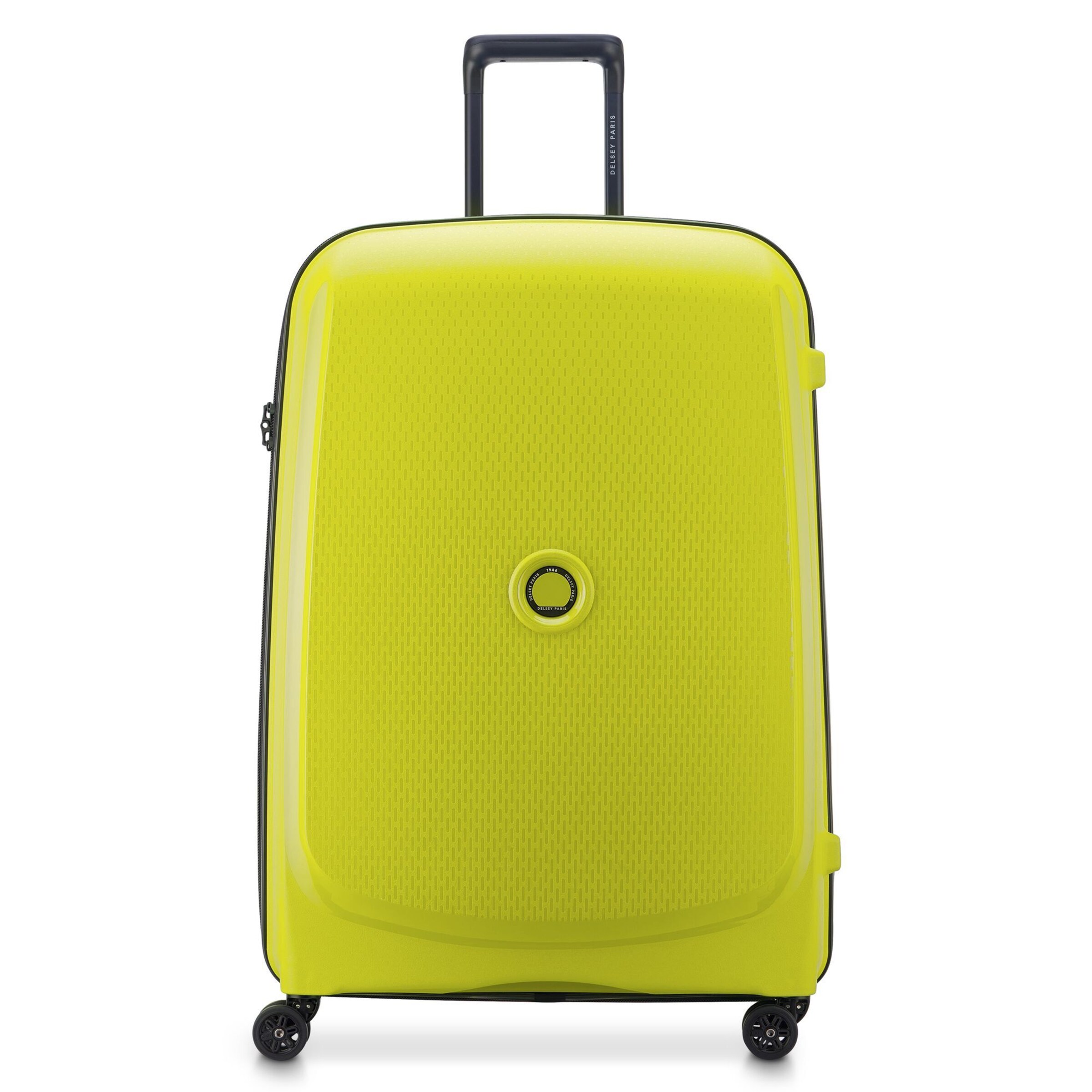 Trolley 'Belmont Plus' di Delsey Paris in giallo: frontale