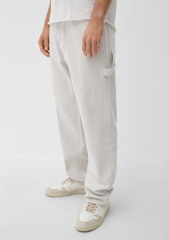 Loosefit Jean 'QS x JAMULE' QS en blanc : devant
