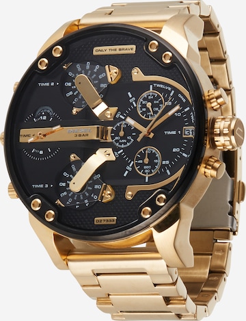 DIESEL - Reloj analógico en oro: frente