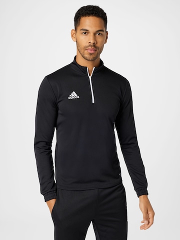 ADIDAS SPORTSWEAR Αθλητική μπλούζα φούτερ 'Entrada 22 ' σε μαύρο: μπροστά