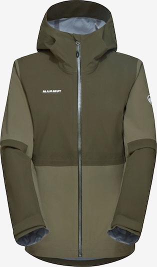 MAMMUT Outdoorjacke in oliv / weiß, Produktansicht