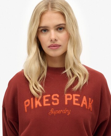 Sweat-shirt Superdry en marron