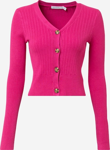 Warehouse Cardigan i pink: forside