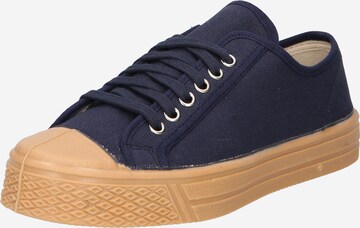 Sneaker bassa di US Rubber in blu: frontale