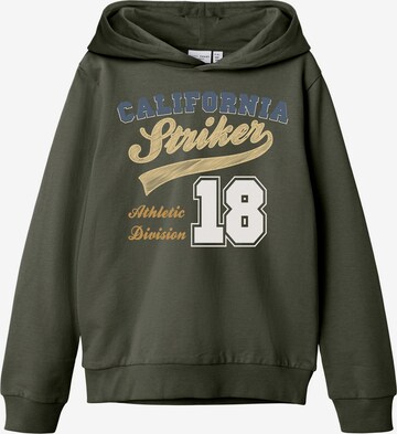 NAME IT Sweatshirt 'Vildar' in Green: front