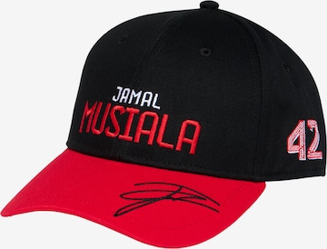 FC BAYERN MÜNCHEN Athletic Hat 'Jamal Musiala' in Black: front