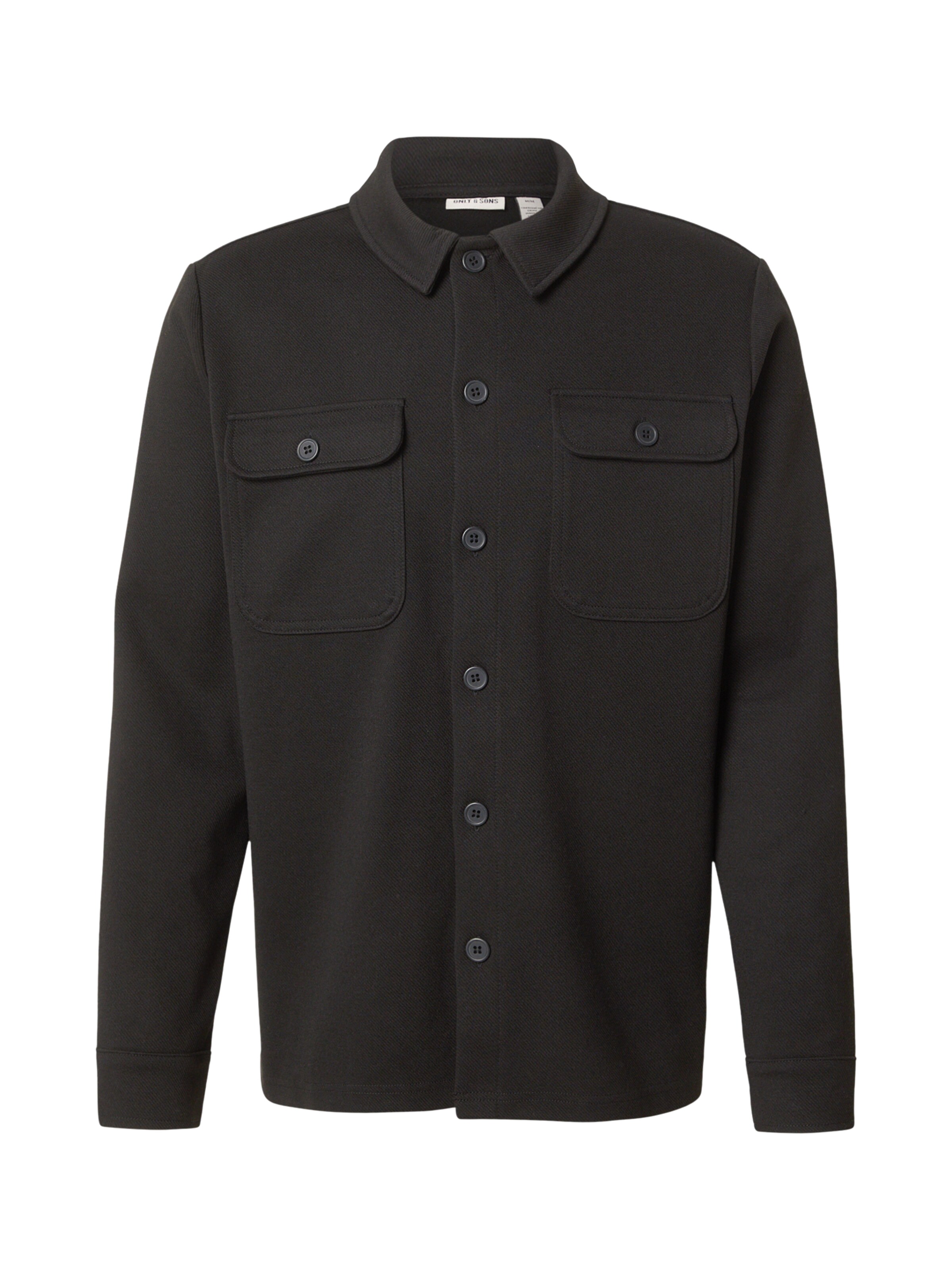 Only & Sons Hemd 'ONSNEWKOBE' in schwarz, Produktansicht