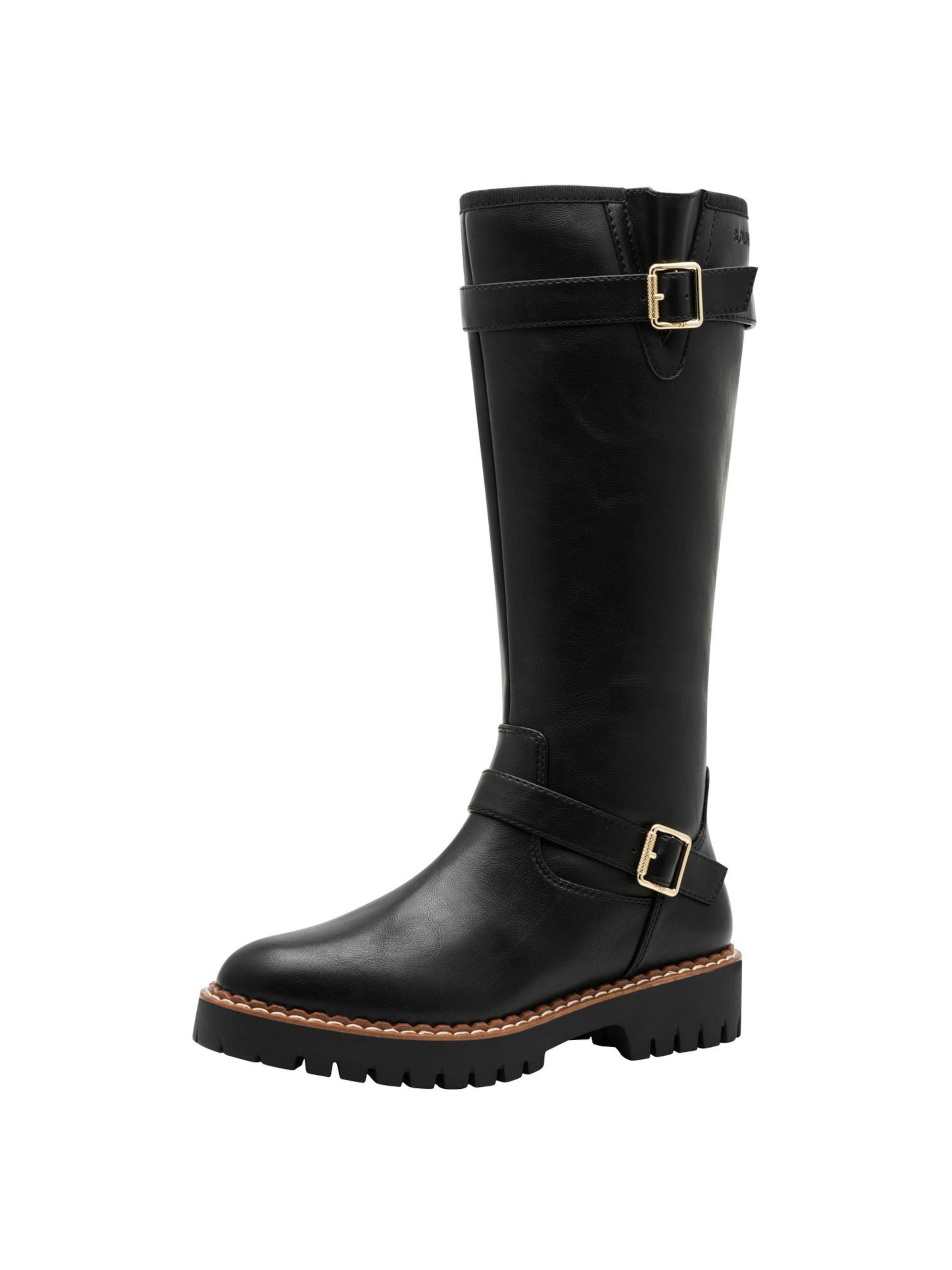 s.Oliver Boots in Black: front