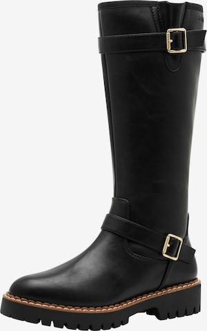 s.Oliver Stiefel in Schwarz: Vorderseite