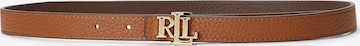 Ceinture 'Vikian' Lauren Ralph Lauren en marron : devant
