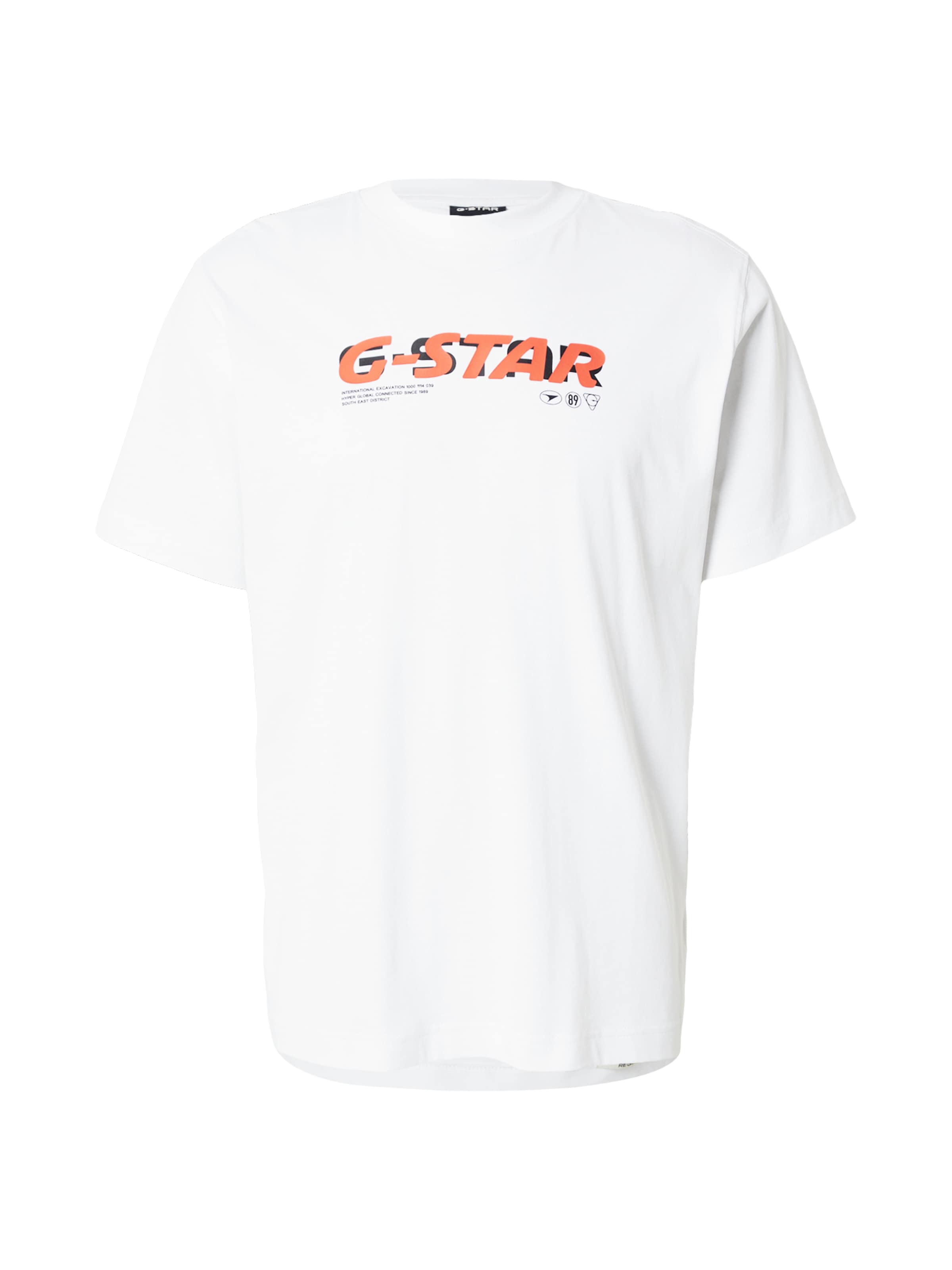 G-STAR T-shirt i vit: framsida