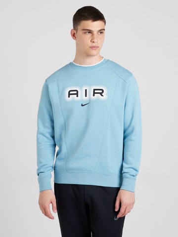 Nike Sportswear Sweatshirt 'AIR' i blå: forside
