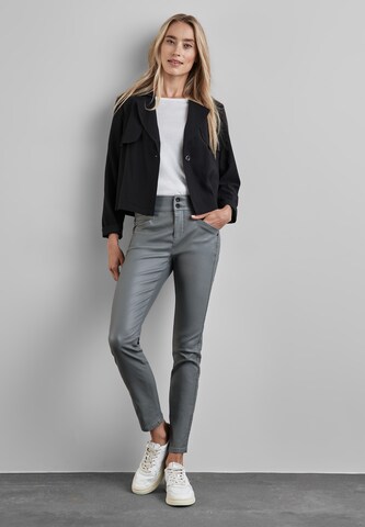 STREET ONE Slimfit Hose in Grau