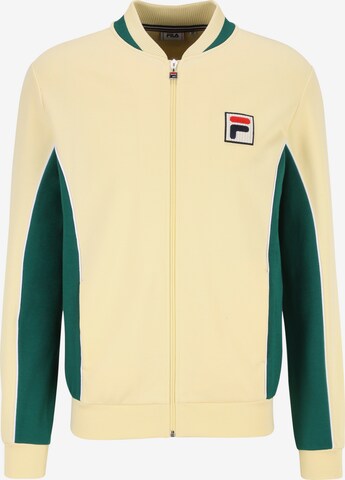 FILA Sweatjacke 'SETTANTA' in Gelb: predná strana