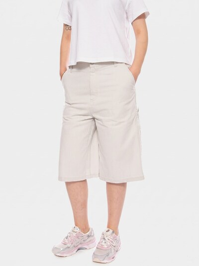 Carhartt WIP Spodnie 'W' Mercer Single Knee Short Mercer Stripe, Graphite' w rozmiarze 34 w kolorze offwhitem, Podgląd produktu