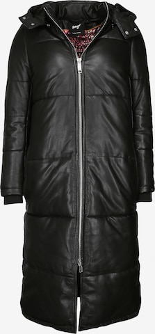 Maze Winter Coat in Black: front
