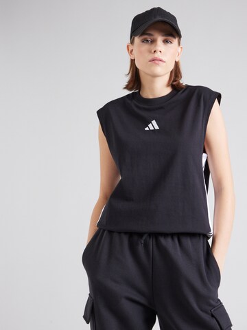 Top sportivo di ADIDAS SPORTSWEAR in nero: frontale