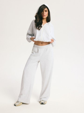 ESOTIQ Wide leg Pants 'Powerhouse' in Grey