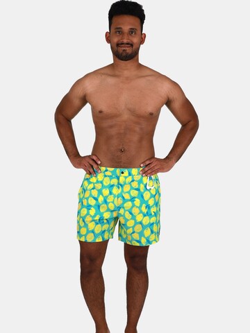 Shorts de bain wavebreaker en vert : devant
