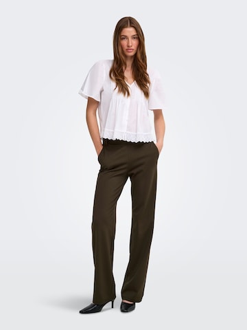 ONLY - Loosefit Pantalón 'ONLPoptrash' en marrón