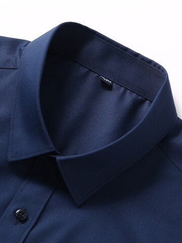 ALLTHEMEN Regular fit Business Shirt 'Gelassenheit' in Blue