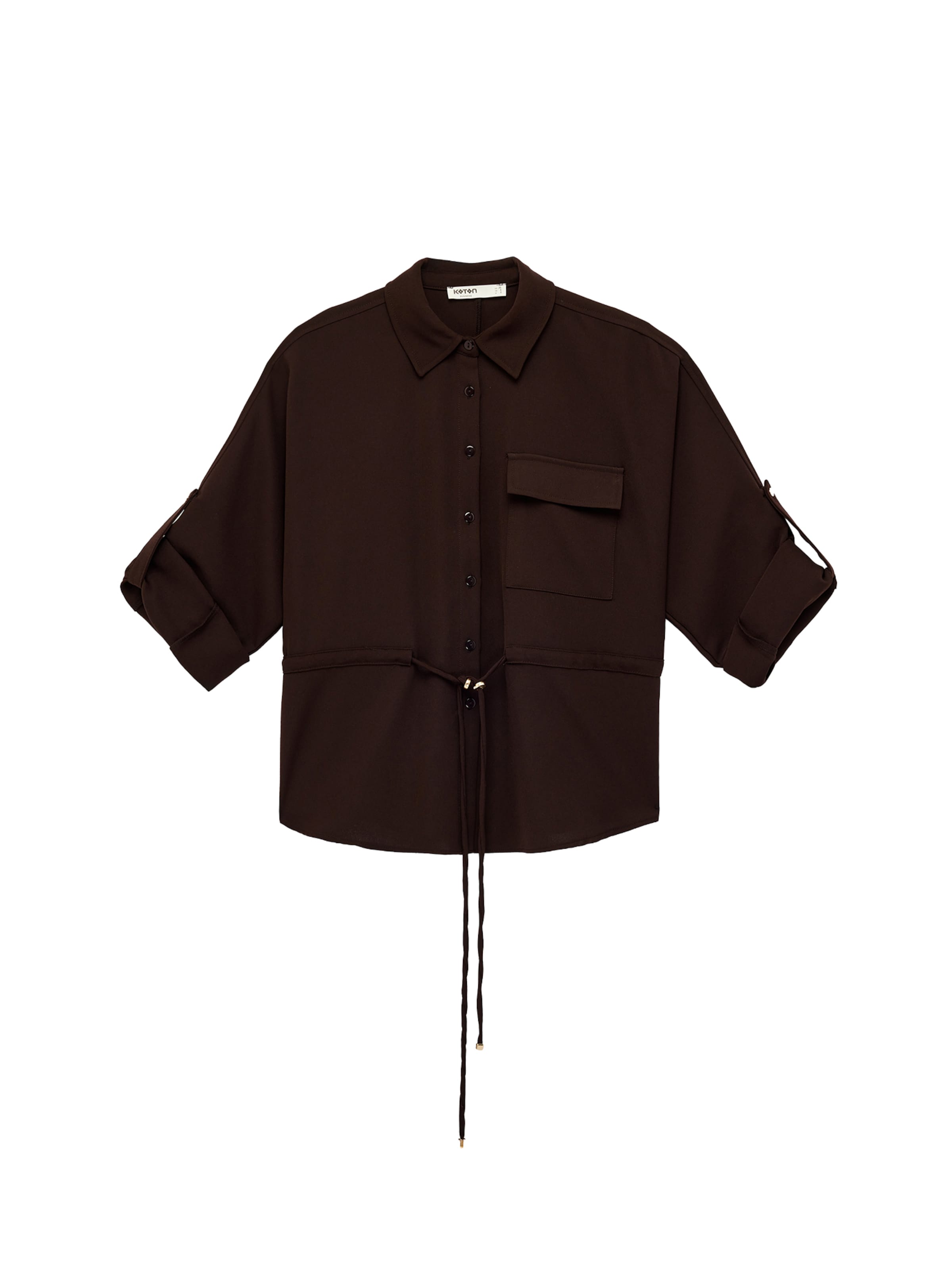 Koton Blouse in Bruin: voorkant