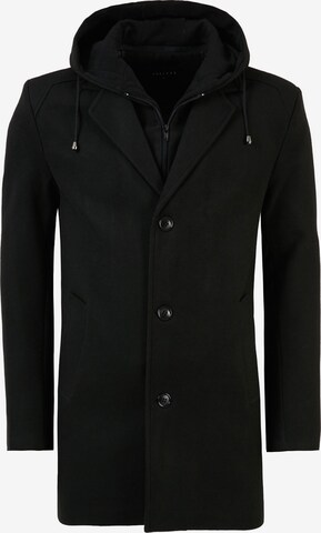 Buratti Winter Coat in Black: front