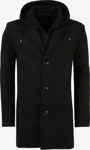 Buratti Winter Coat in Black: front