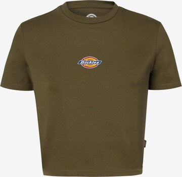 DICKIES Футболка 'MAPLE VALLEY' в Зеленый: спереди