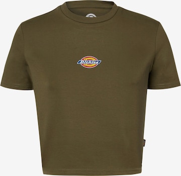 DICKIES Μπλουζάκι 'MAPLE VALLEY' σε πράσινο: μπροστά