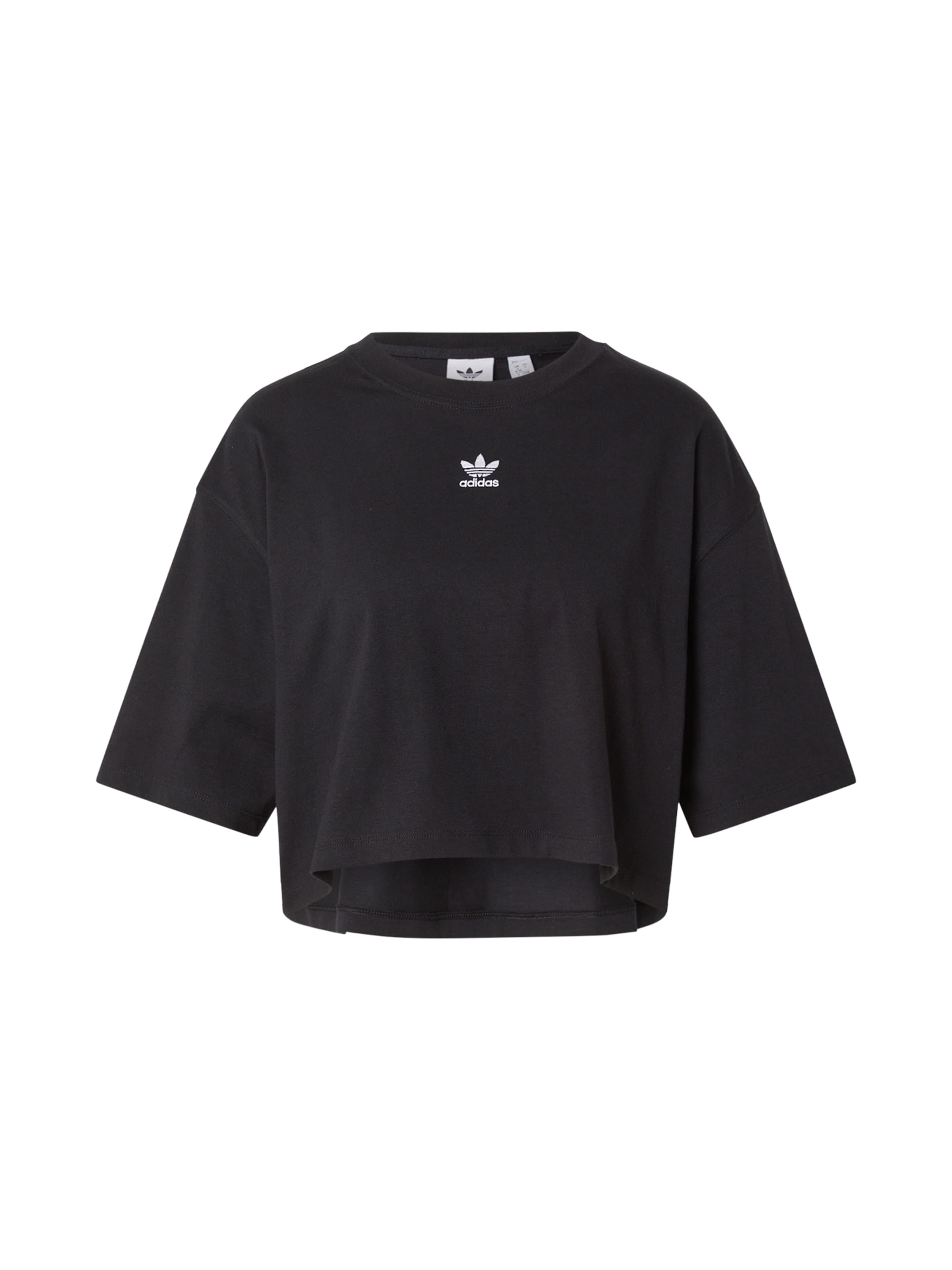 T-shirt 'Ess' ADIDAS ORIGINALS en noir : devant