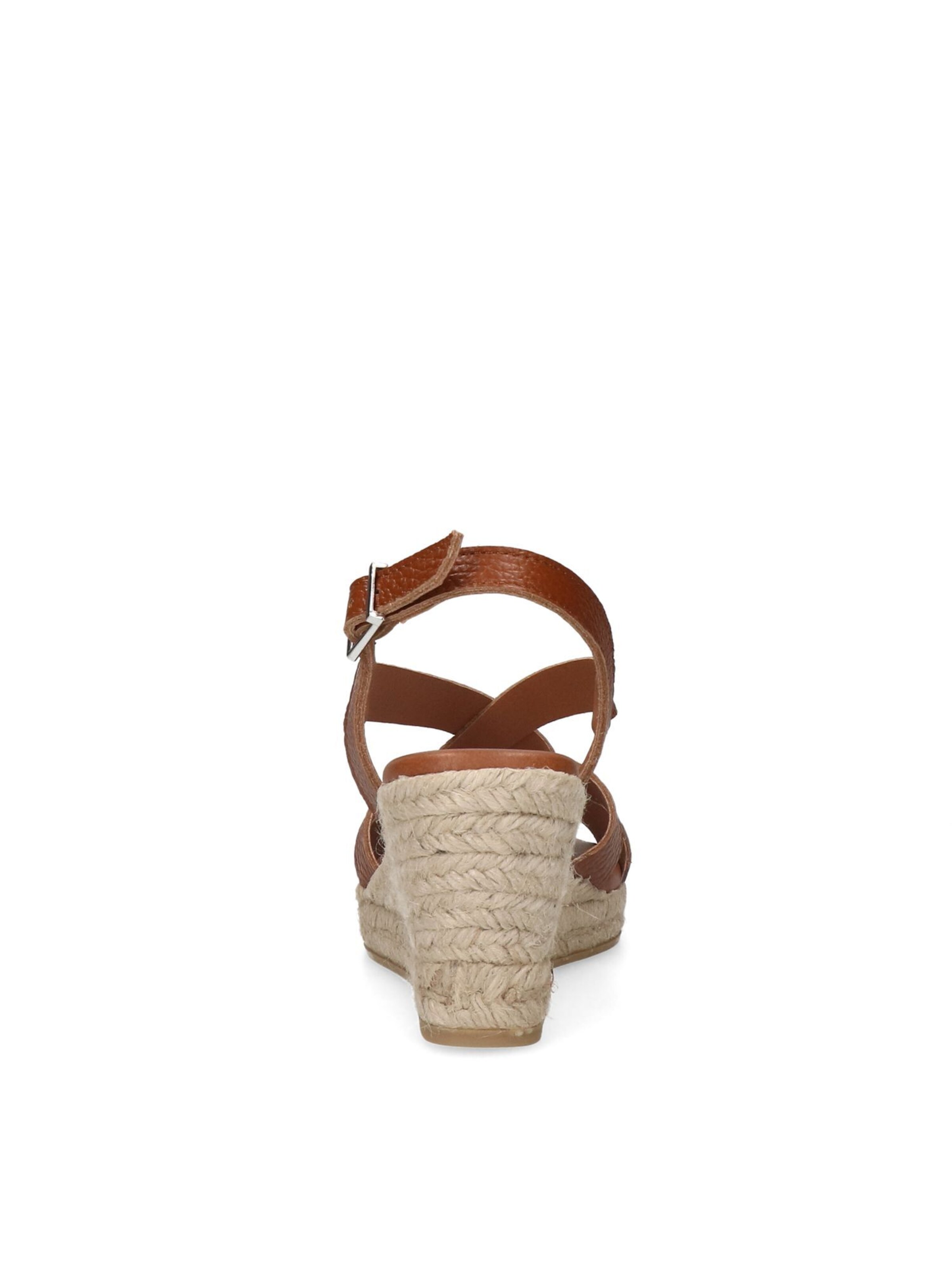 MANFIELD Sandaal in Bruin