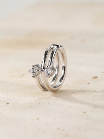 Hey Happiness Ohrringe 'Duo' in Silber