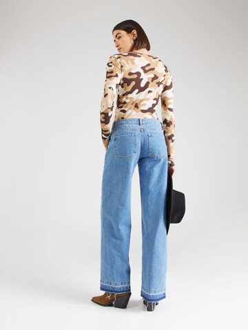 Envii Wide Leg Jeans i blå