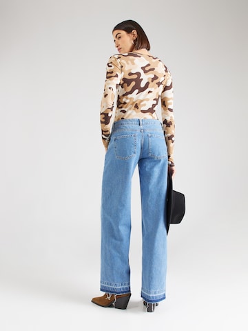 Envii Wide leg Jeans in Blauw