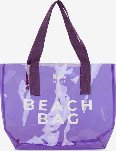 BagMori Strandtasche in lila / weiß, Produktansicht