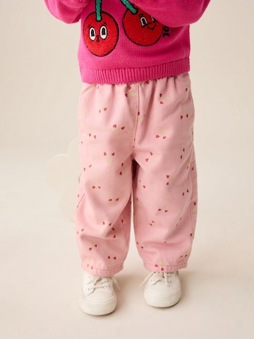 Next Regular Trousers in Pink: front
